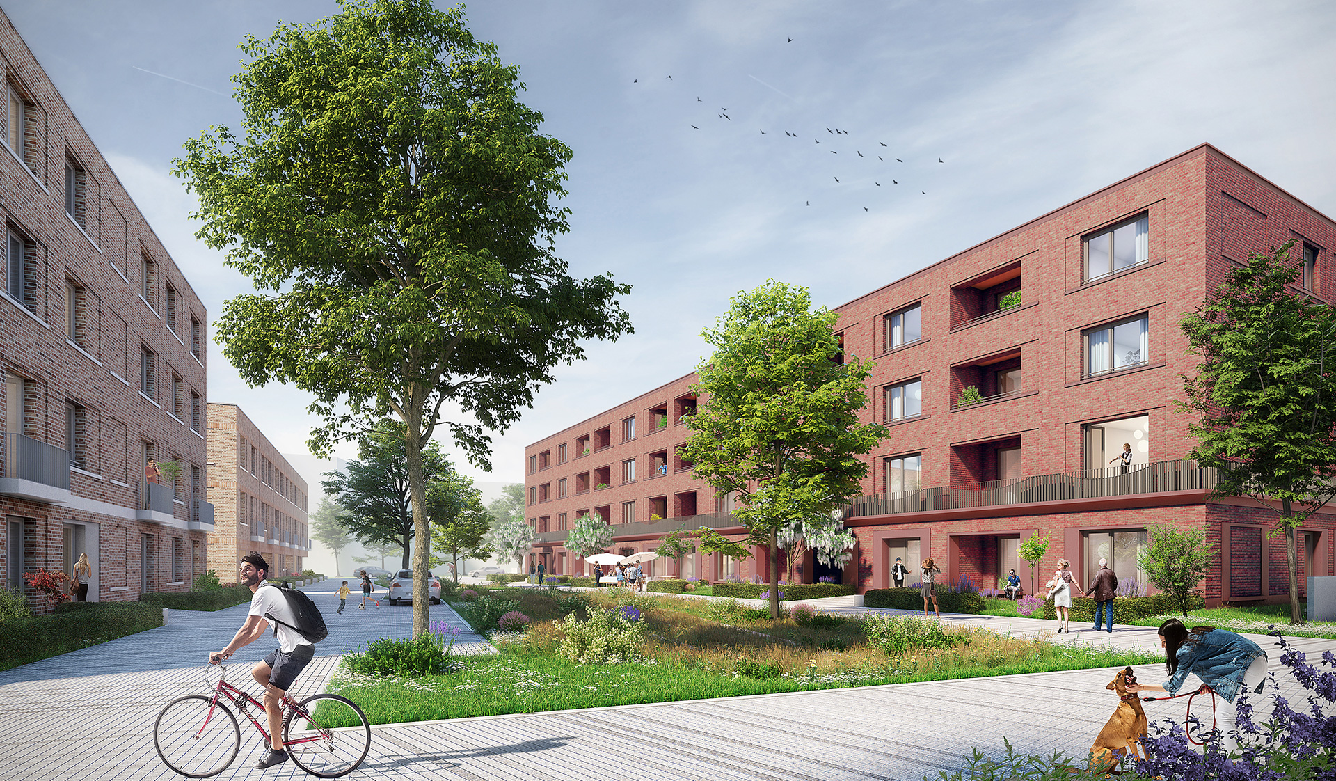 Grün und idyllisch, aber trotzdem zentral: Die geplante Wohnanlage vereint viele Vorteile. Grün und idyllisch, aber trotzdem zentral: Die geplante Wohnanlage vereint viele Vorteile.